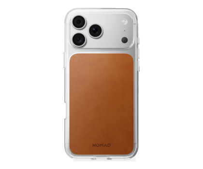 Etui do telefonów Nomad Clear Leather Case do iPhone 18 Pro / 17 Pro MagSafe (saddle